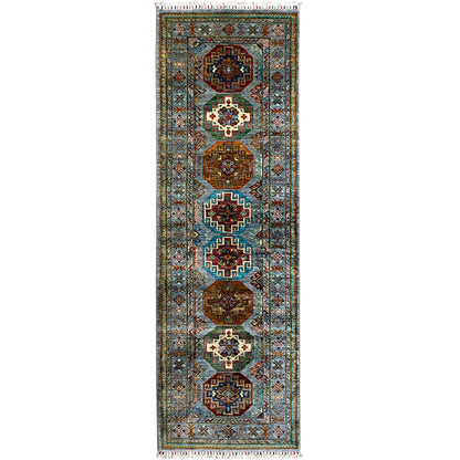 Handgeknüpfter Khorjin Läufer 257x85 cm - German Carpet Shop