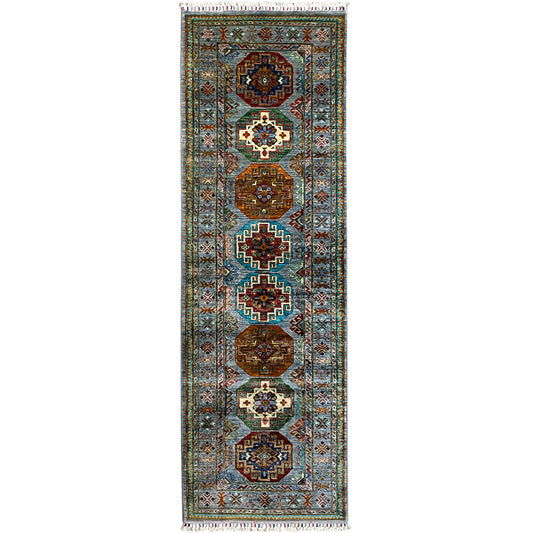 Handgeknüpfter Khorjin Läufer 257x85 cm - German Carpet Shop