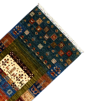 Handgeknüpfter Khorjin Teppich Läufer 295x83 cm - German Carpet Shop