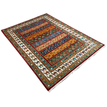 Khorjin Teppich - Nomadishe Stammeskunst, 208x153 cm - German Carpet Shop