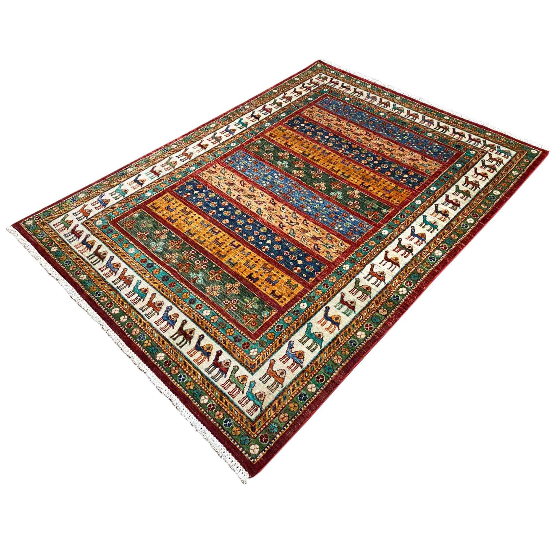 Khorjin Teppich - Nomadishe Stammeskunst, 208x153 cm - German Carpet Shop