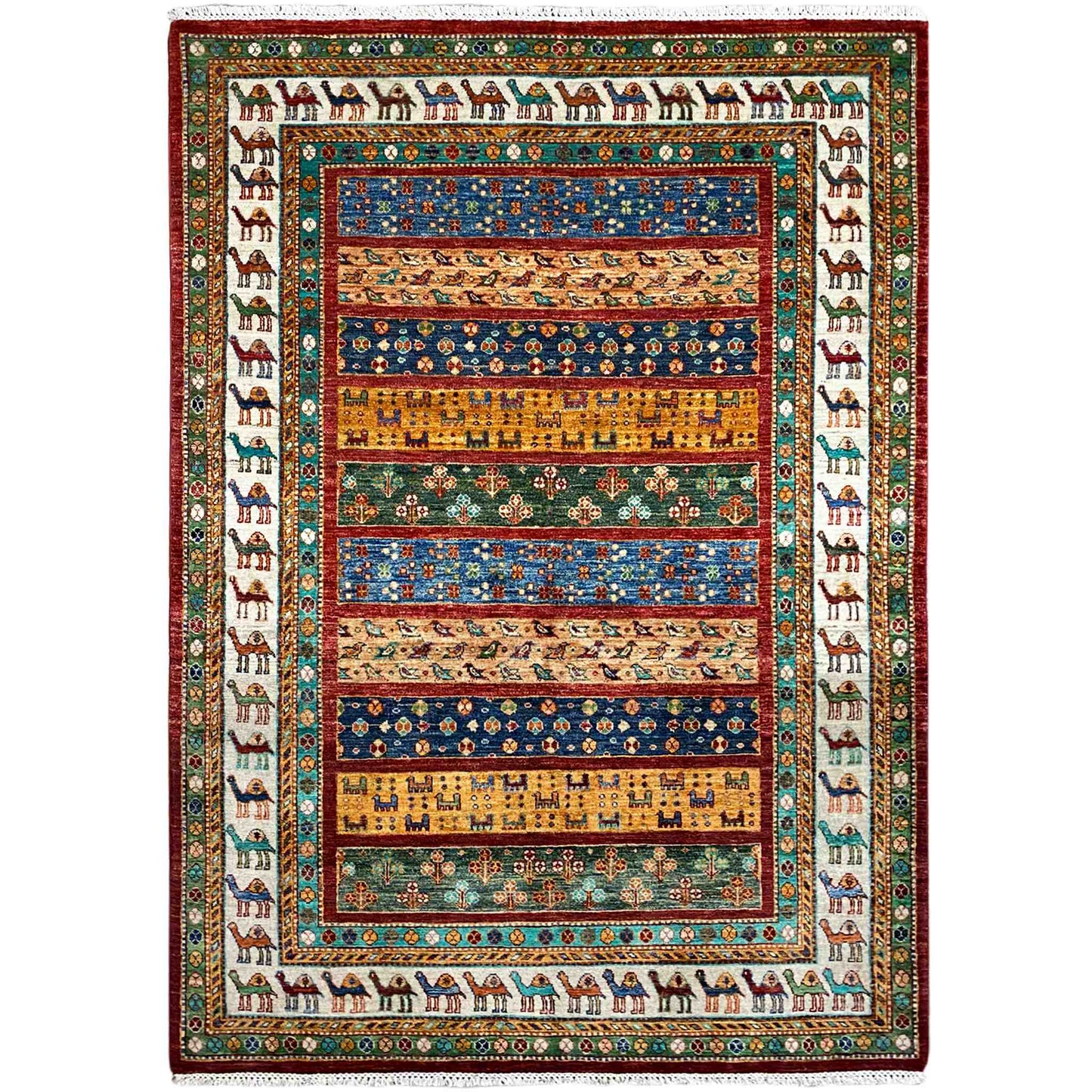 Khorjin Teppich - Nomadishe Stammeskunst, 208x153 cm - German Carpet Shop