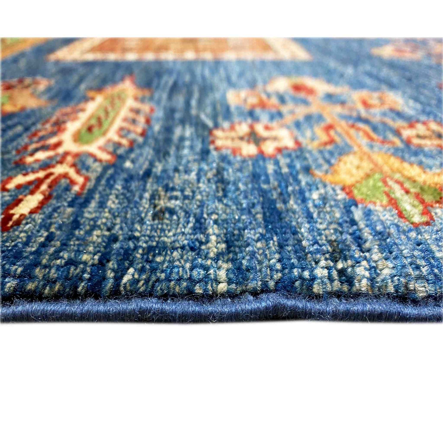 Khorjin Teppich - Paneeldesign, Tiefblaue Eleganz, 290x254 cm - German Carpet Shop