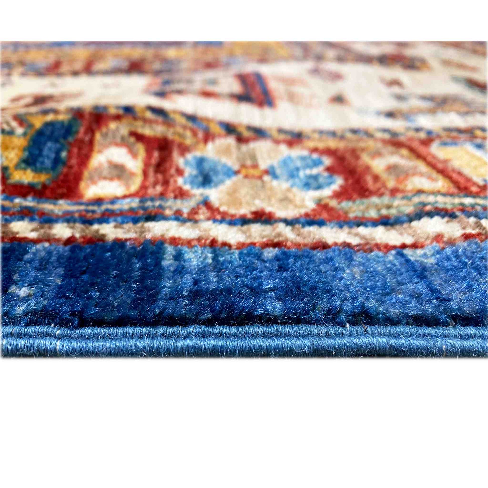 Khorjin-Teppich - Stammes-Tier- und Geometrisches Design, 356x243 cm - German Carpet Shop
