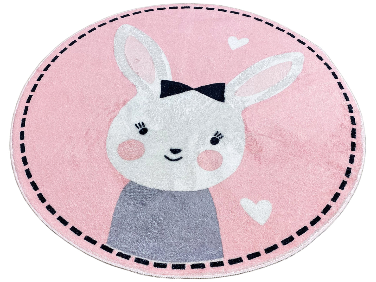 Tapete infantil redondo Coelho, 100 cm