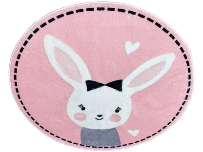 Tapete infantil redondo Coelho, 100 cm