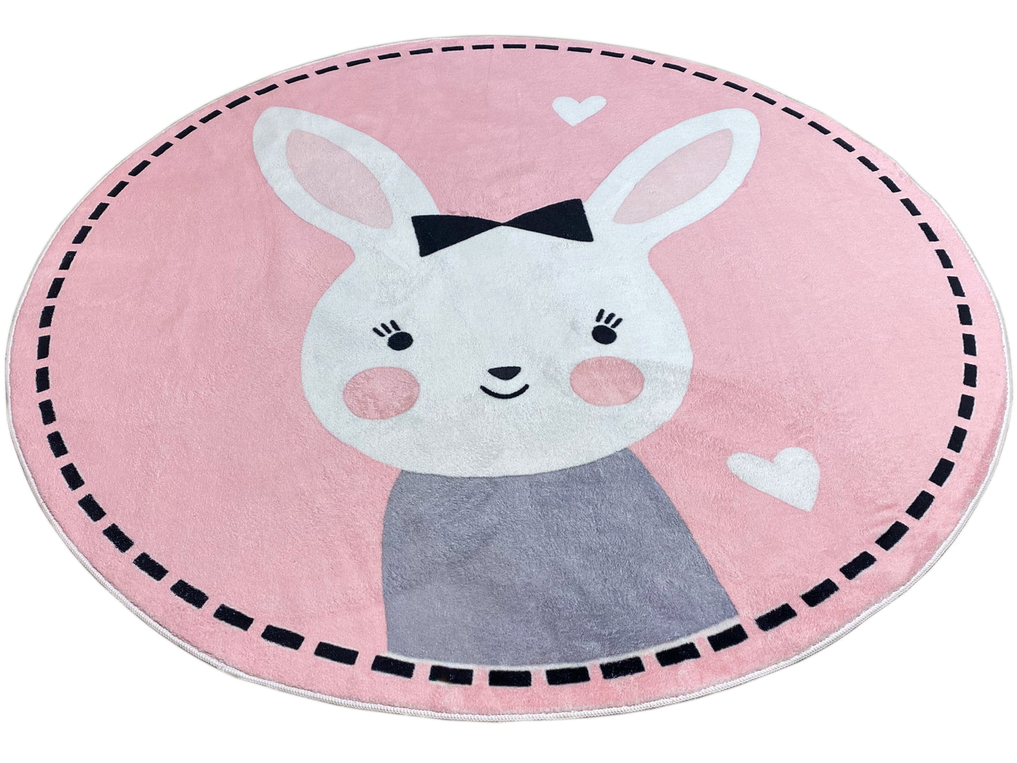 Tapis rond pour enfants Lapin, 160 cm