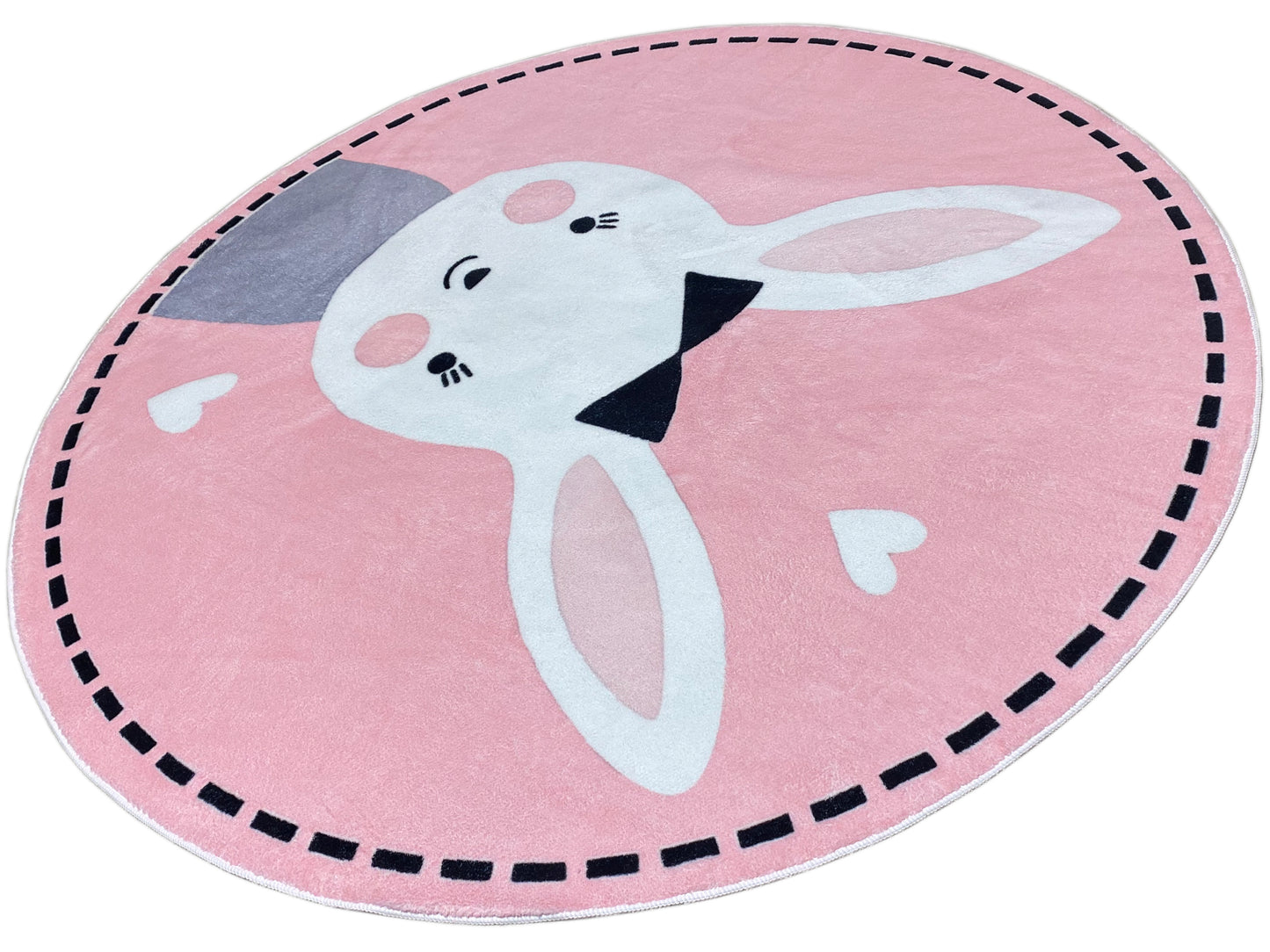 Tapis rond pour enfants Lapin, 160 cm