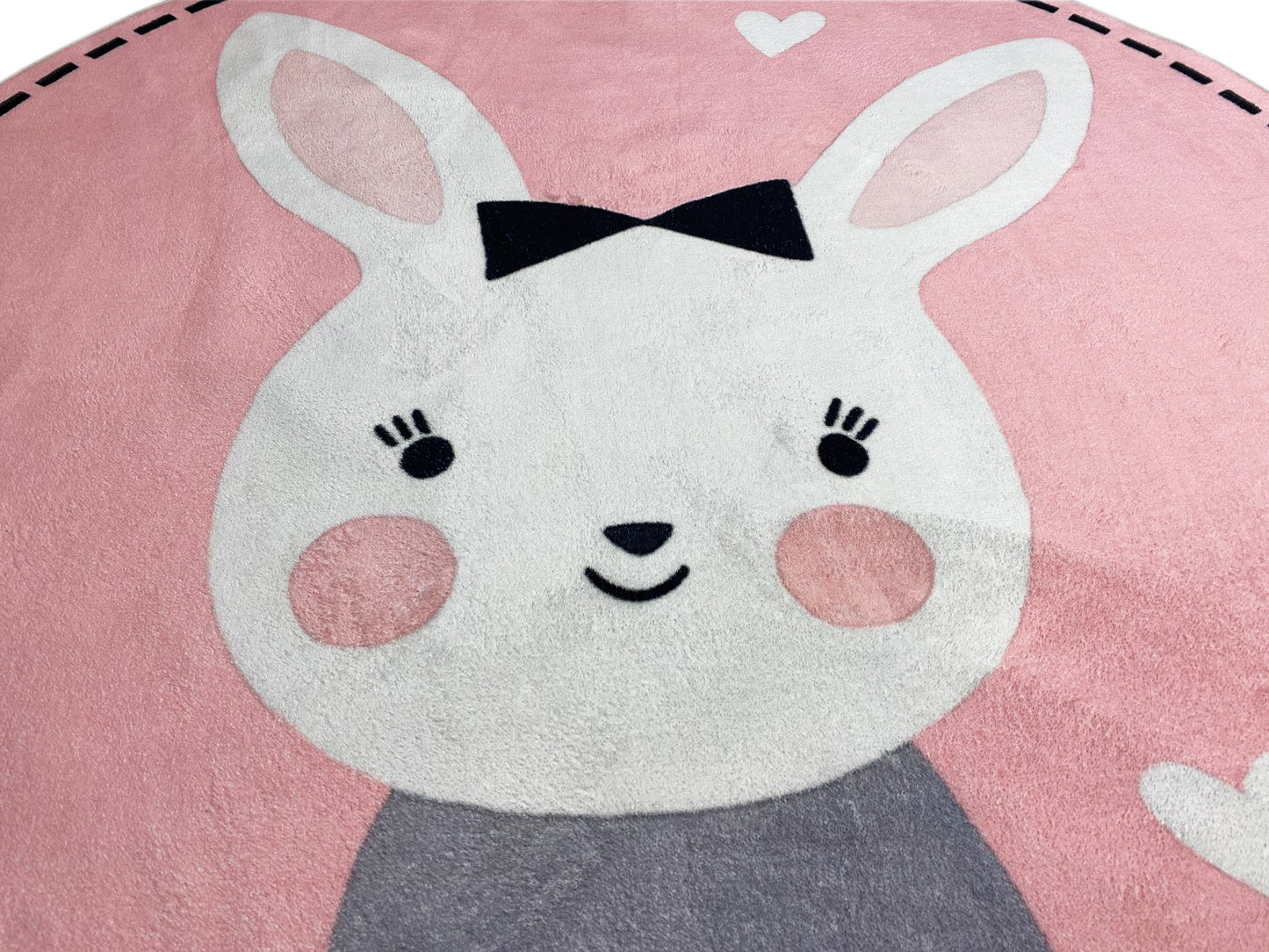 Tapis rond pour enfants Lapin, 160 cm
