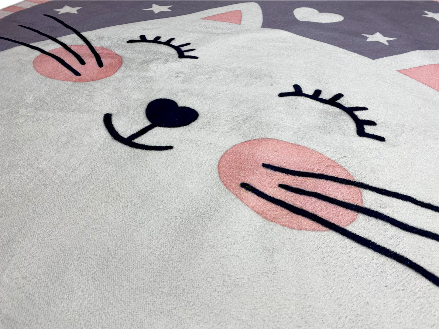 Tapis rond pour enfants Chat, 160 cm