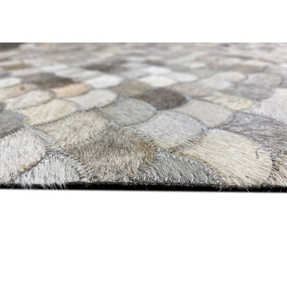 Muschel Kalbsleder Teppich 228x159 cm - German Carpet Shop