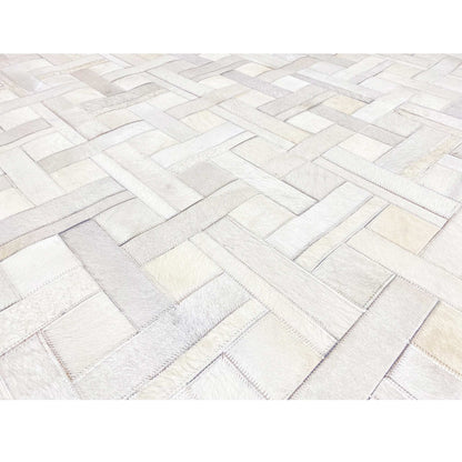 Eleganter gewebter Lederteppich – 250x155 cm - German Carpet Shop