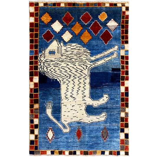 Löwen-Gabbeh 179x124cm