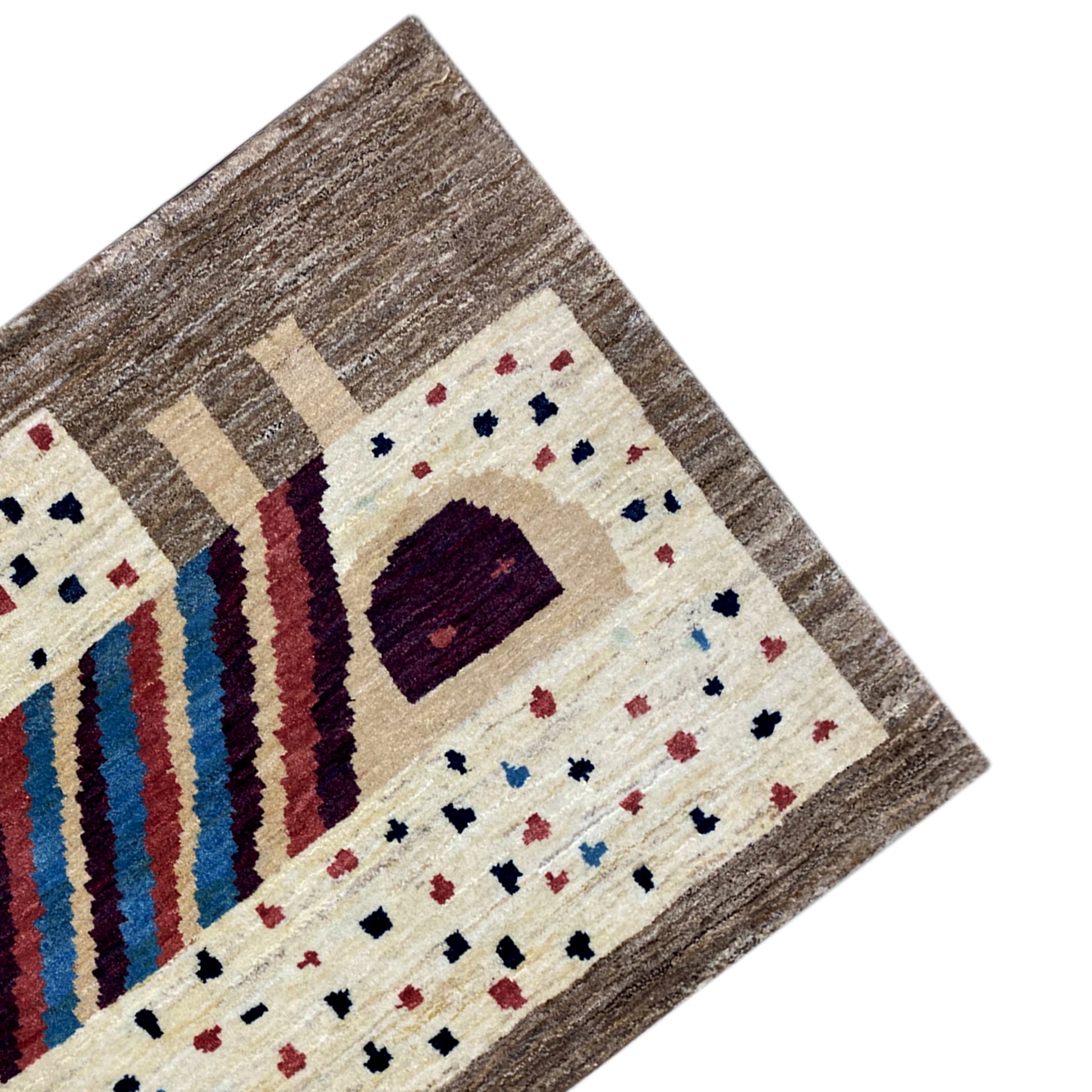 Löwen Gabbeh Teppich 119x81 cm - German Carpet Shop