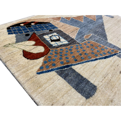 Gabbeh Teppich Abstrakt 117x80 cm - German Carpet Shop