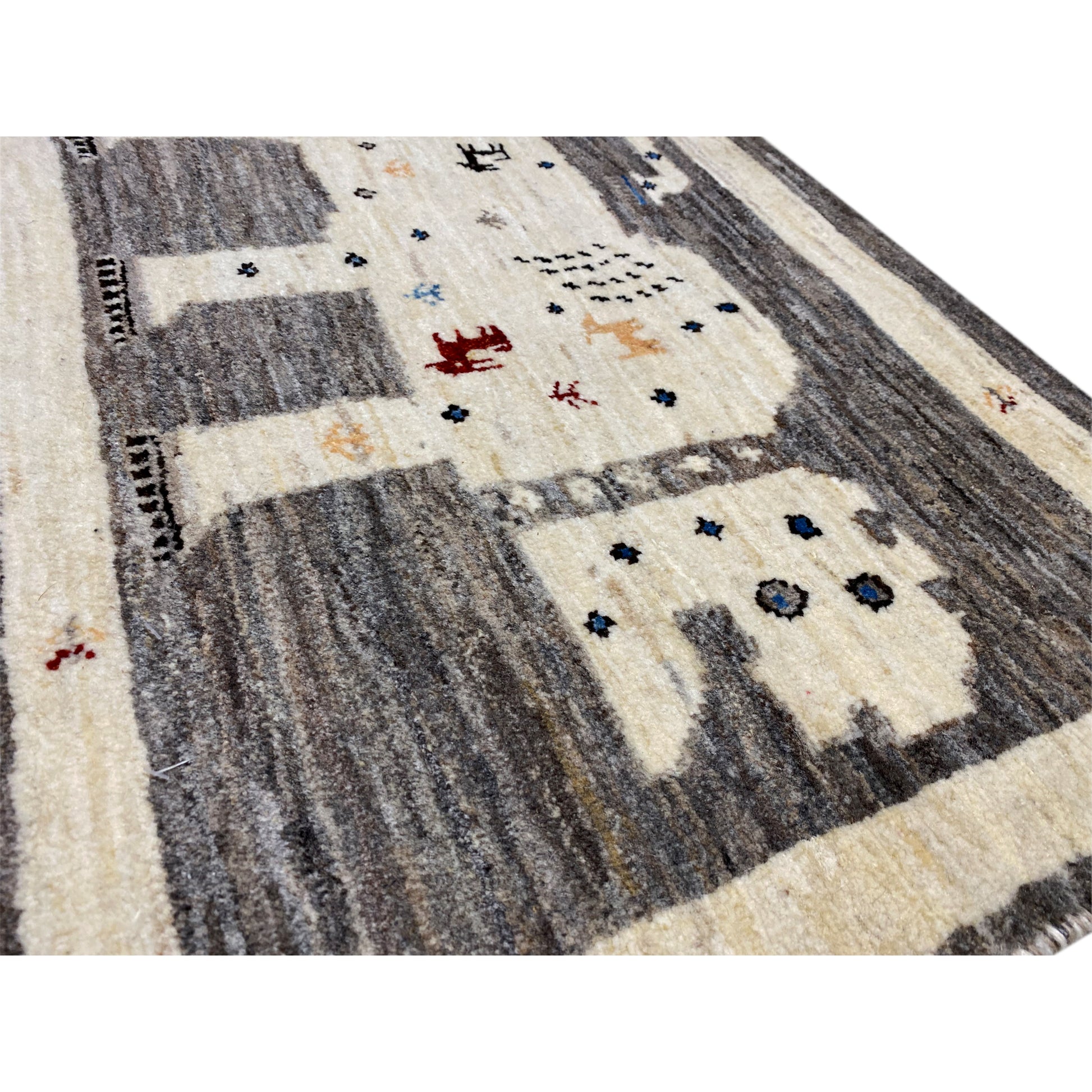 Gabbeh Teppich Löwe 89x60 cm - German Carpet Shop