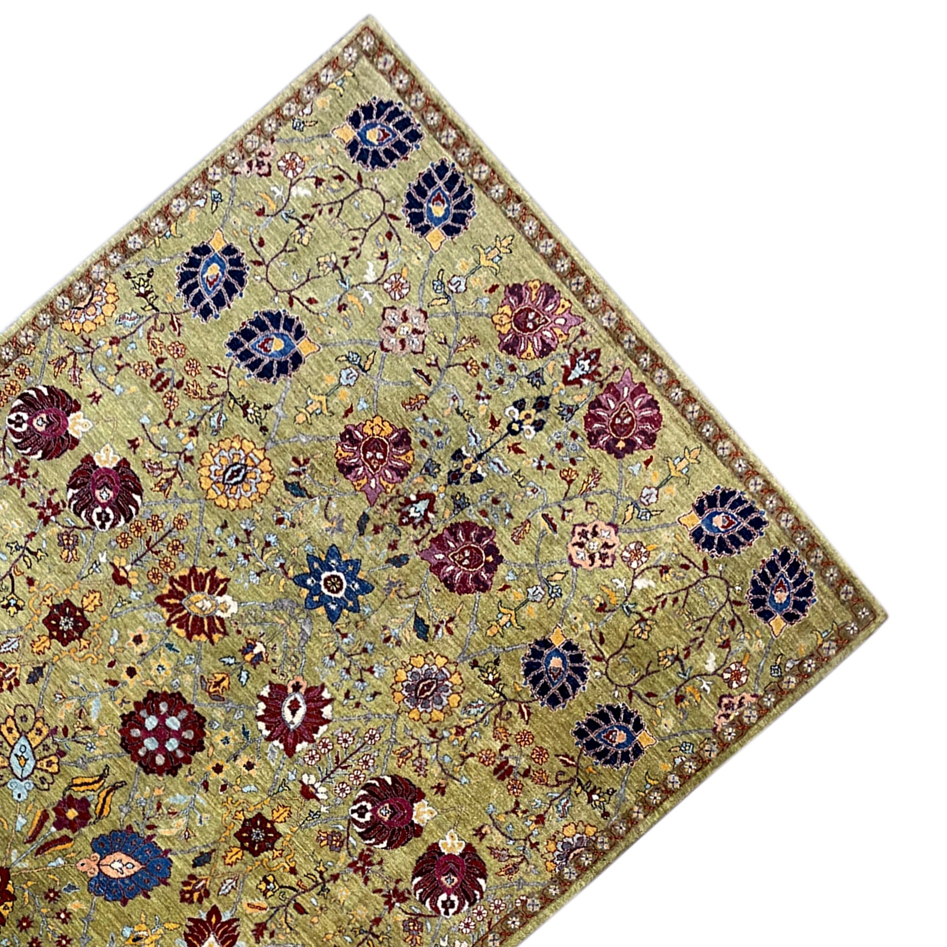 Beiger Luri Gabbeh Abstrakt 299x200 cm - German Carpet Shop