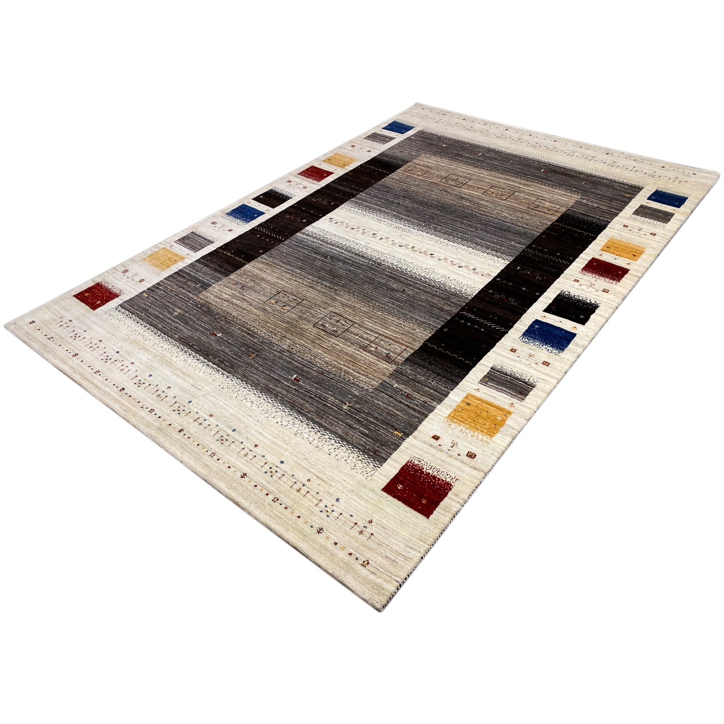 Gabbeh Luri Teppich Streifen 300x200 cm - German Carpet Shop