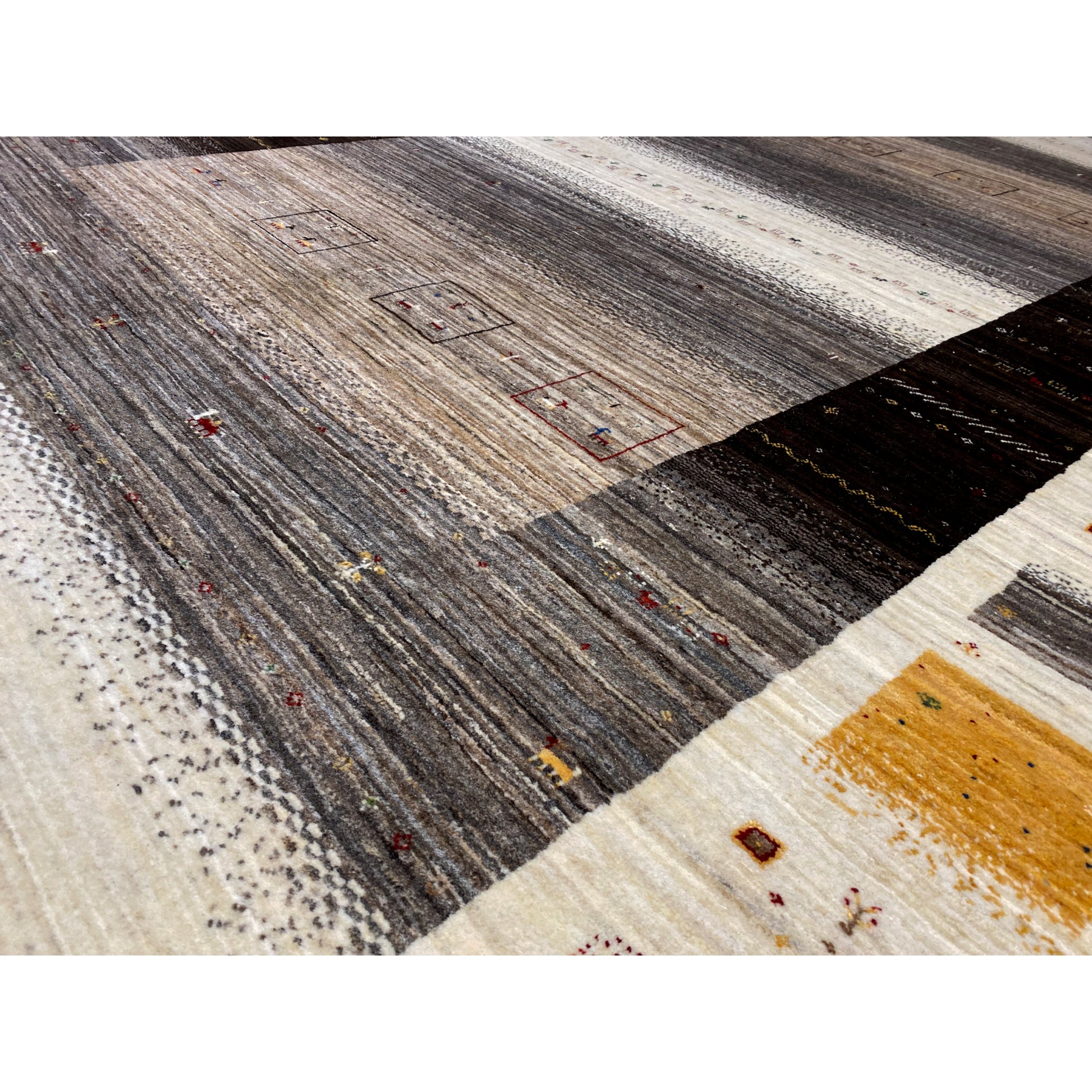 Gabbeh Luri Teppich Streifen 300x200 cm - German Carpet Shop