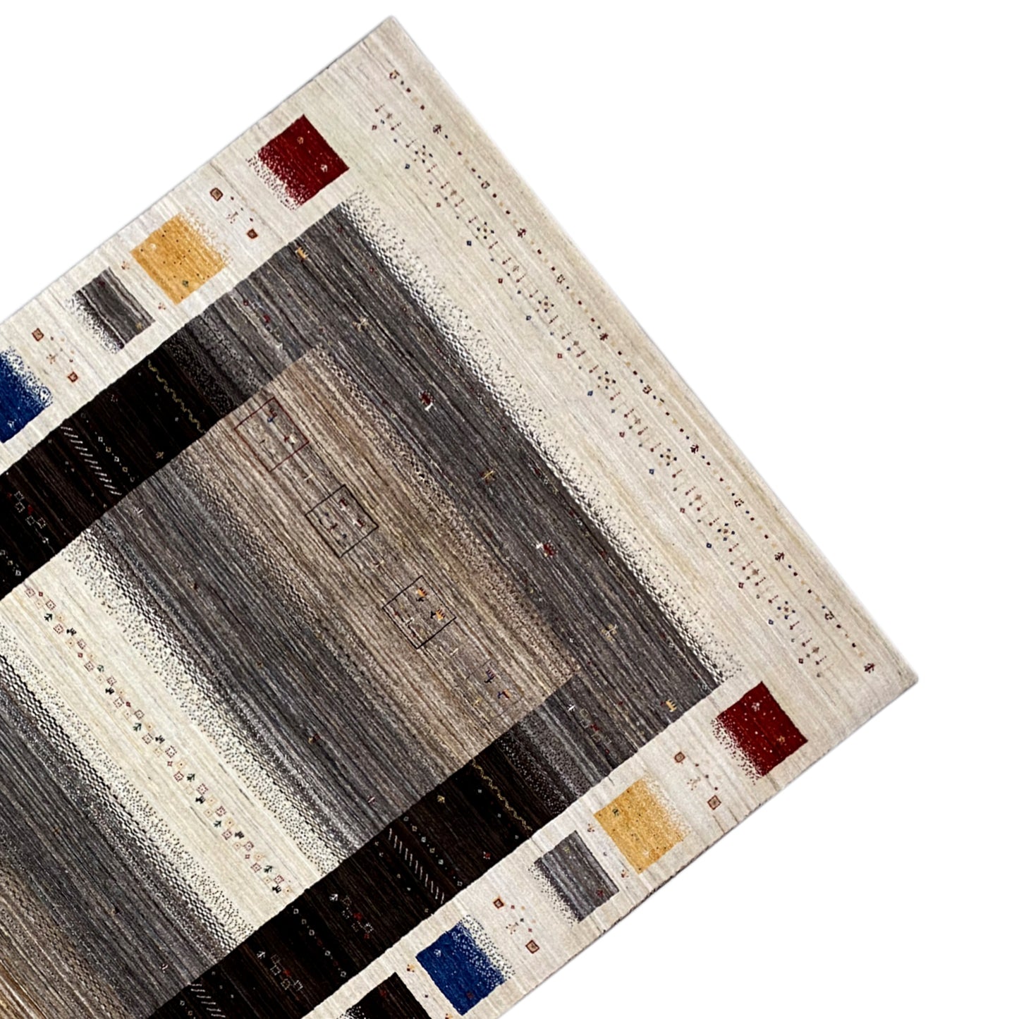 Gabbeh Luri Teppich Streifen 300x200 cm - German Carpet Shop