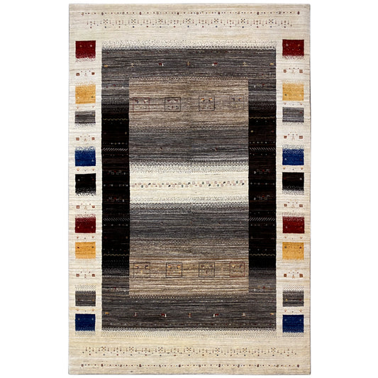 Gabbeh Luri Teppich Streifen 300x200 cm - German Carpet Shop