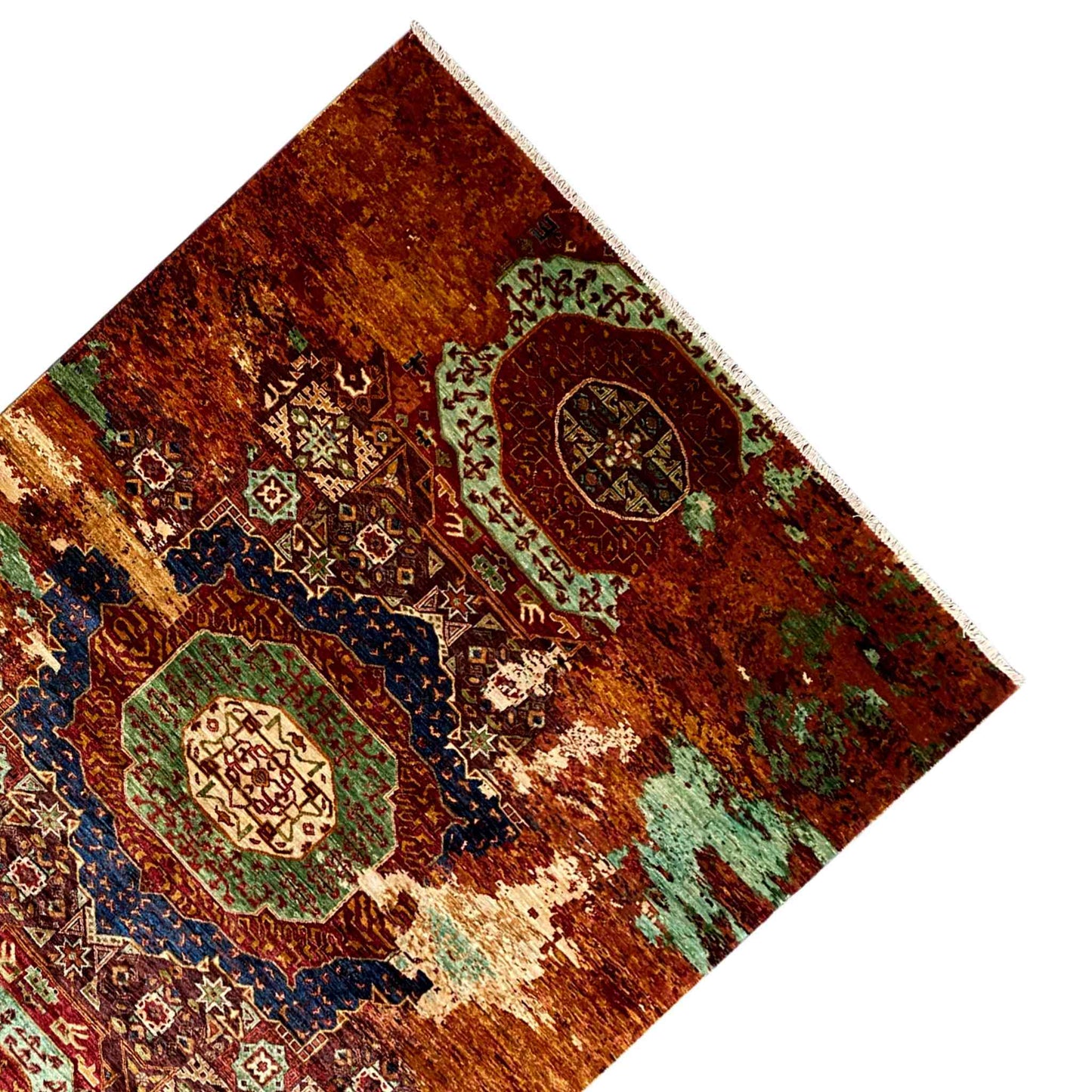 Mamluk Teppich, Rost/Mehrfarbig, 236x173 cm - German Carpet Shop