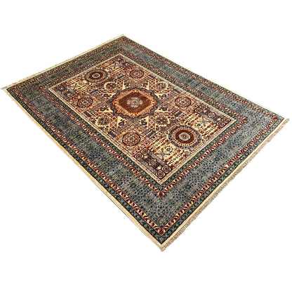 Handgeknüpfter Mamluk Teppich 180x127 cm - German Carpet Shop