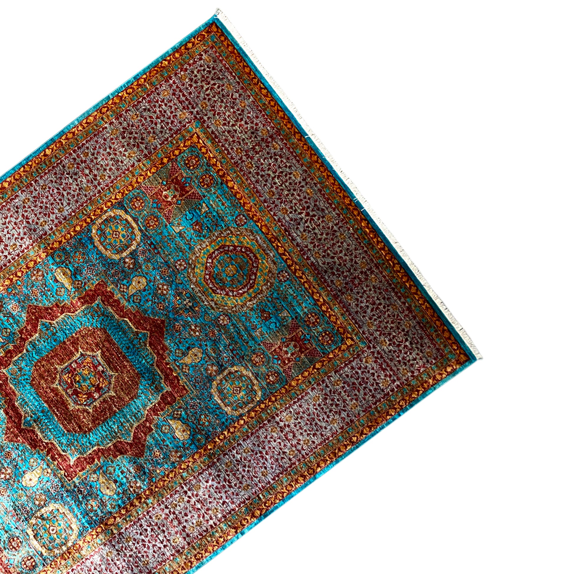 Handgeknüpfter Mamluk Teppich 306x209 cm - German Carpet Shop