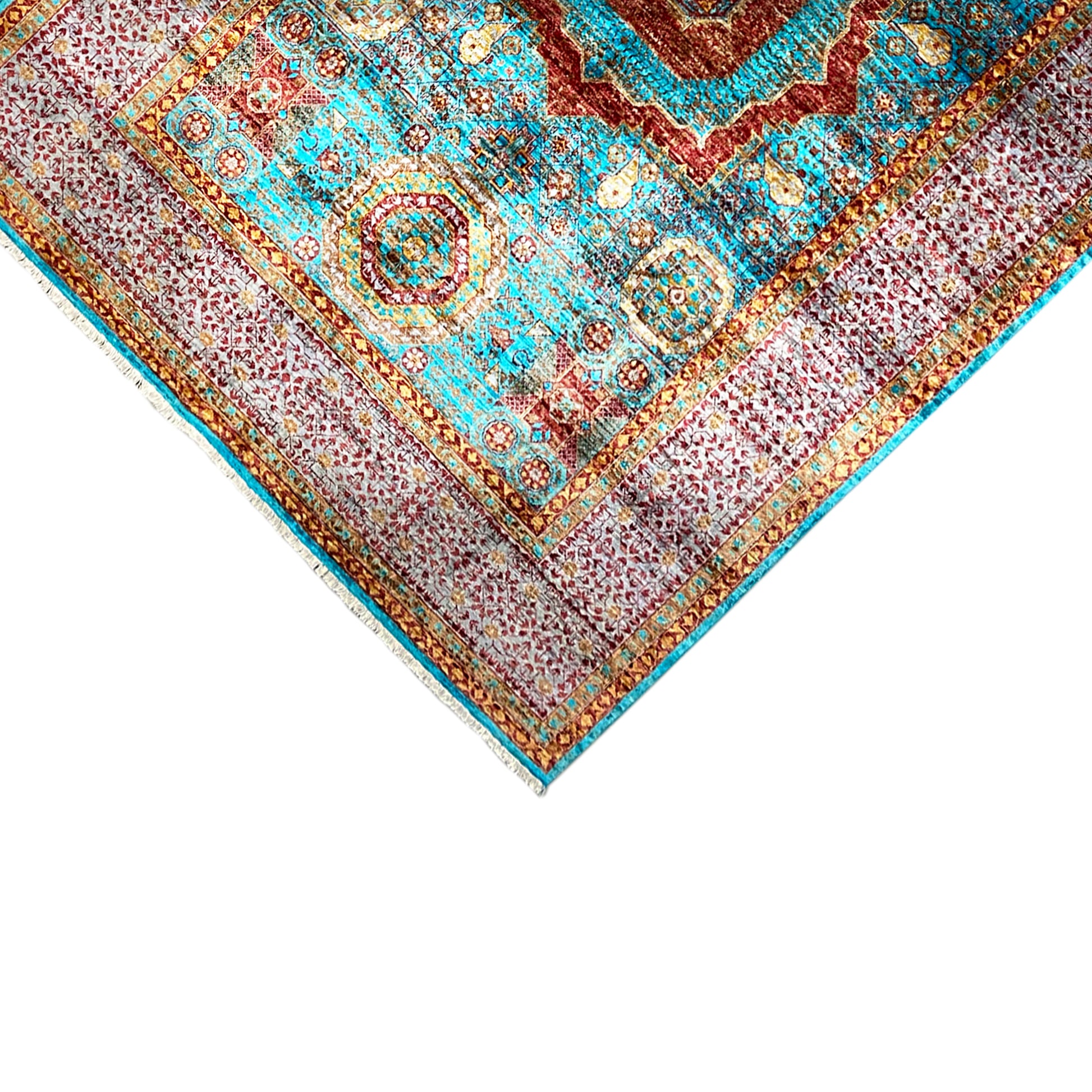 Handgeknüpfter Mamluk Teppich 306x209 cm - German Carpet Shop
