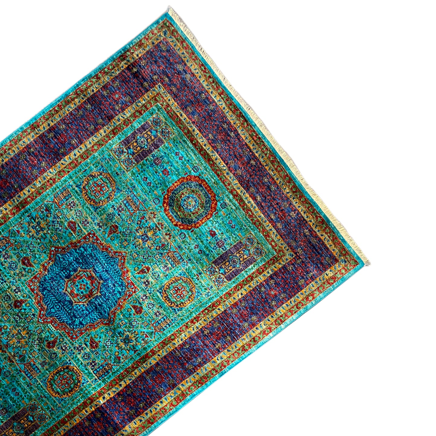 Handgeknüpfter Mamluk Teppich 188x129 cm - German Carpet Shop
