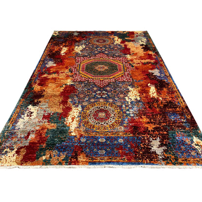 Handgeknüpfter Mamluk Teppich 301x204 cm - German Carpet Shop