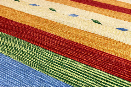 Moderner Kelim Läufer Teppich - Samak (80x300 cm) - German Carpet Shop