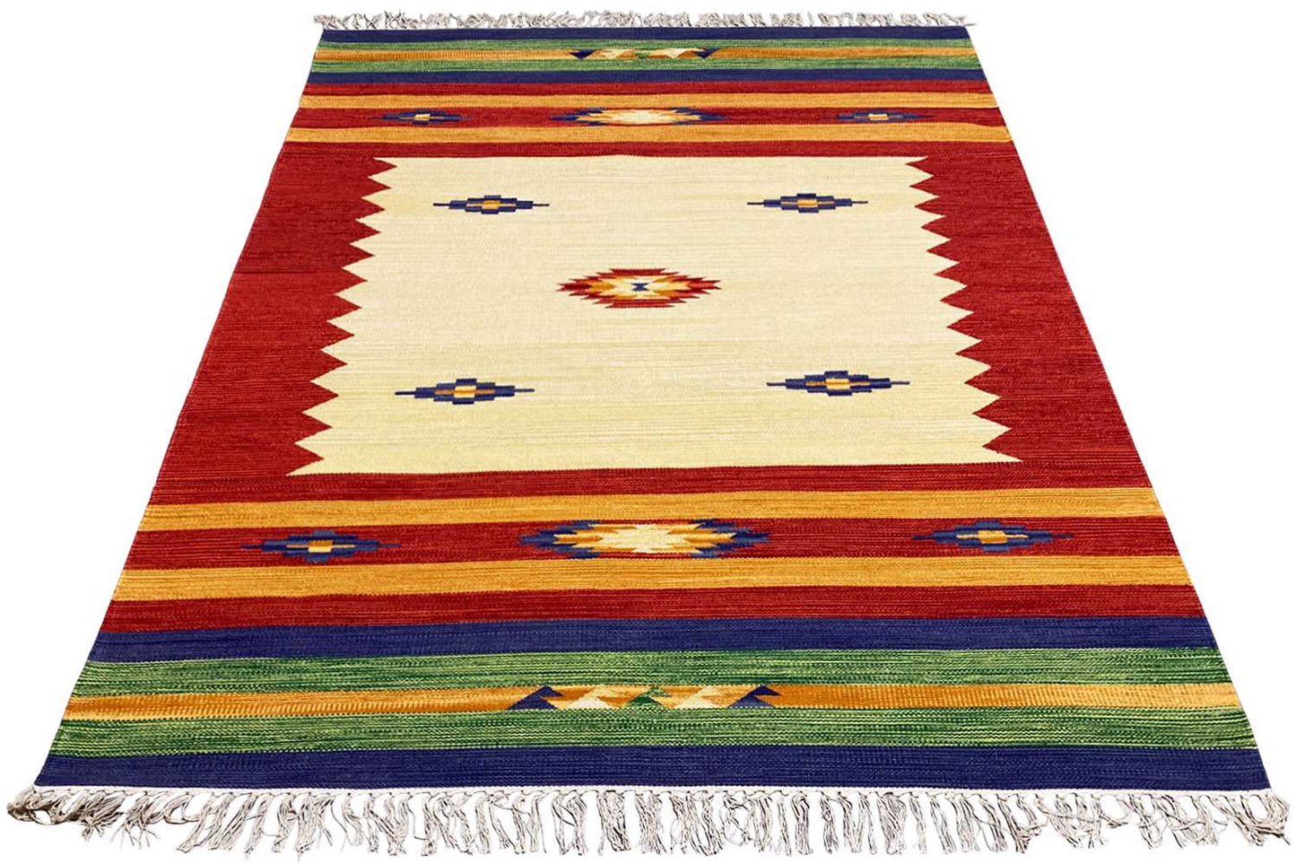 Moderner Kelim Teppich - Samak (140X200 cm) - German Carpet Shop