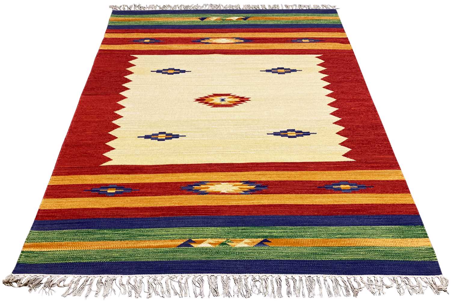 Moderner Kelim Teppich - Samak (140X200 cm) - German Carpet Shop