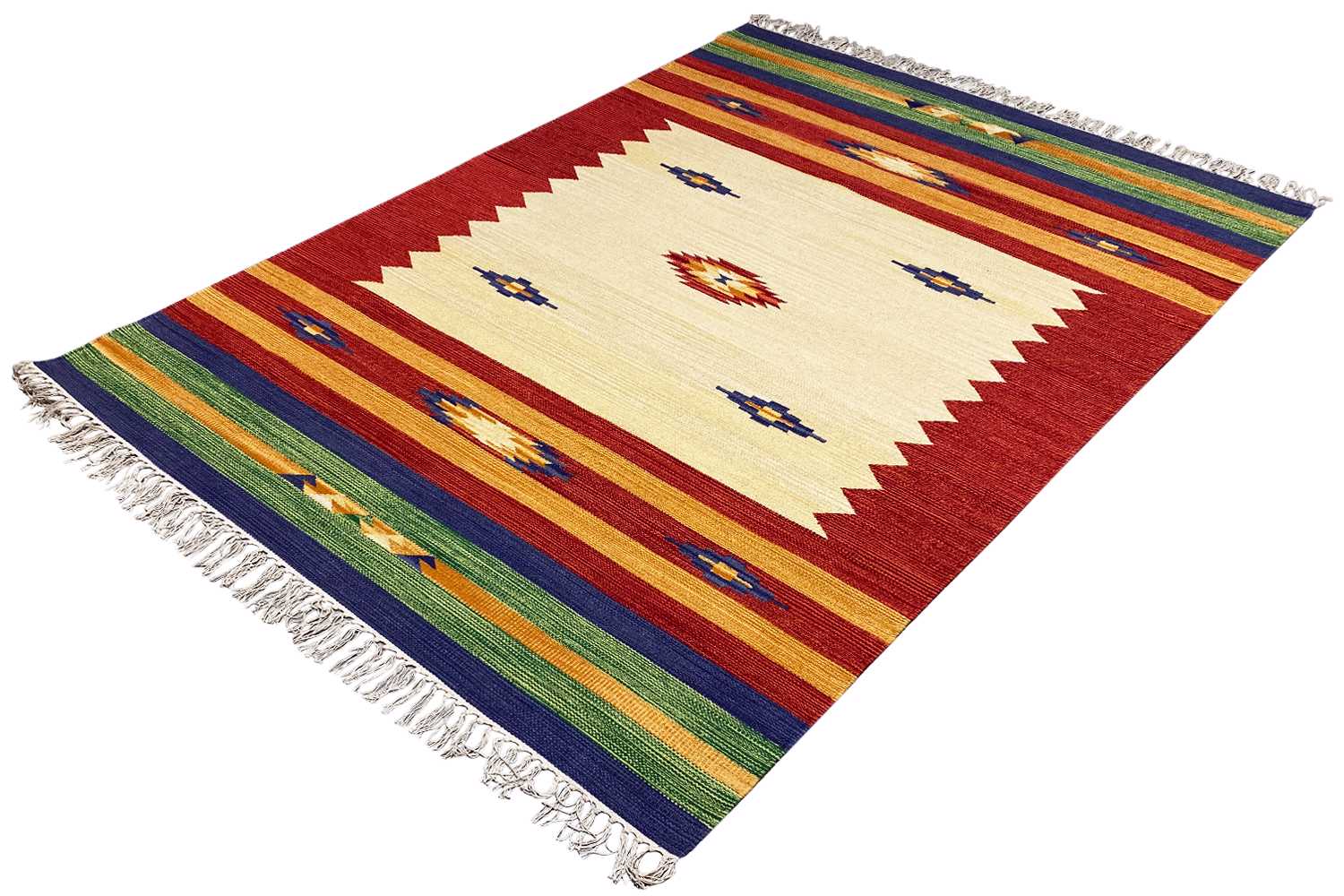 Moderner Kelim Teppich - Samak (140X200 cm) - German Carpet Shop