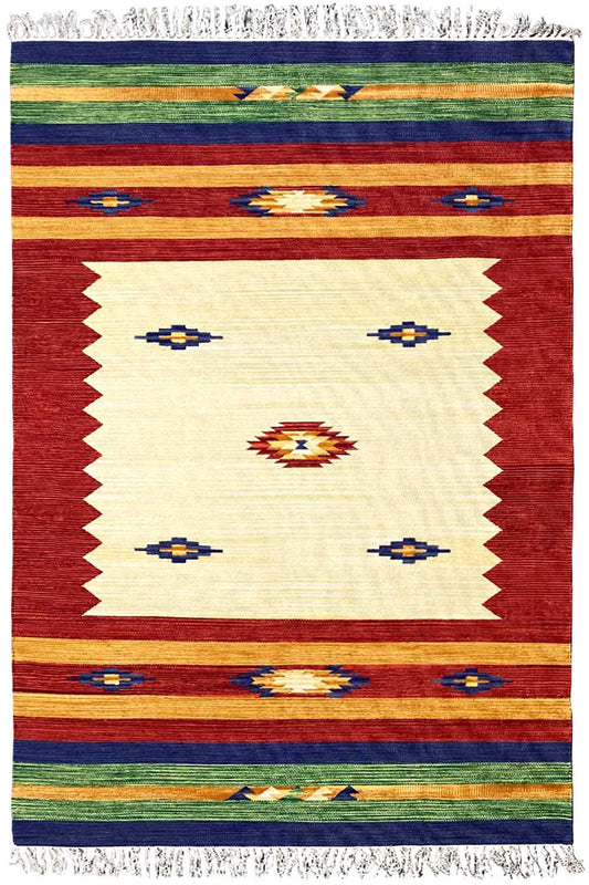 Moderner Kelim Teppich - Samak (140X200 cm) - German Carpet Shop