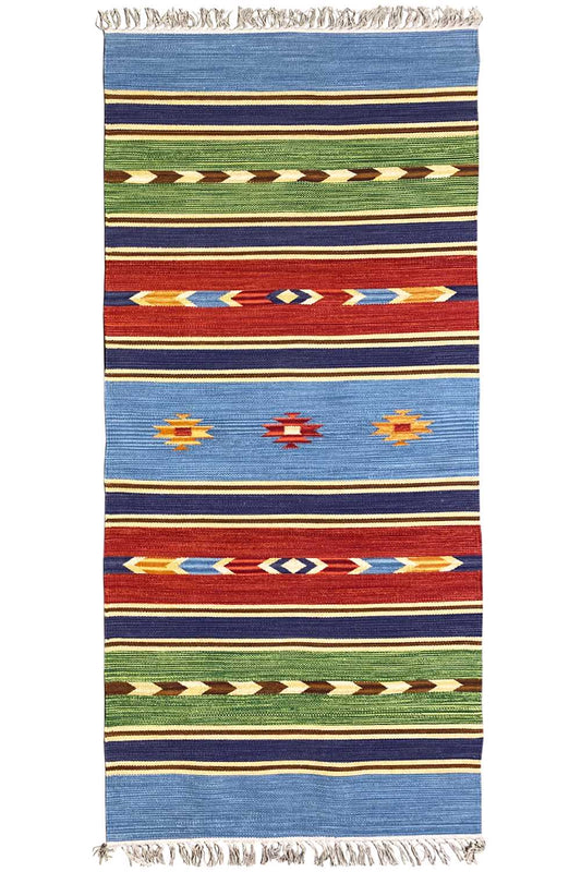 Moderner Kelim Teppich - Samak (80x200 cm) - German Carpet Shop