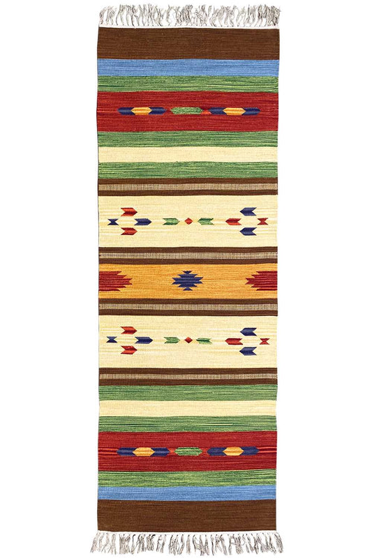 Moderner Kelim Teppich - Samak (80x200 cm) - German Carpet Shop