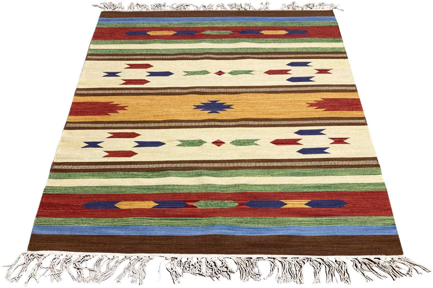 Moderner Kelim Teppich - Samak (140X200 cm) - German Carpet Shop