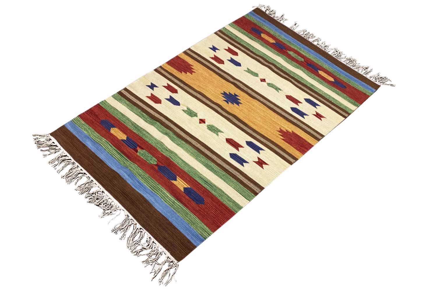 Moderner Kelim Teppich - Samak (140X200 cm) - German Carpet Shop