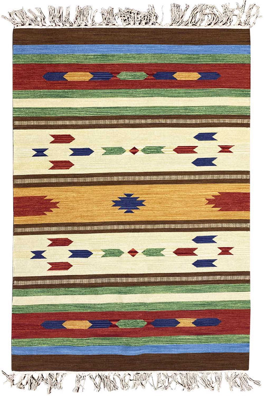 Moderner Kelim Teppich - Samak (140X200 cm) - German Carpet Shop