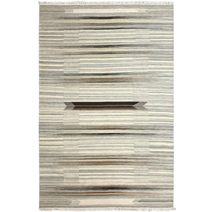 Handgefertigter Kelim Dhurrie Beige – 230x160 cm - German Carpet Shop