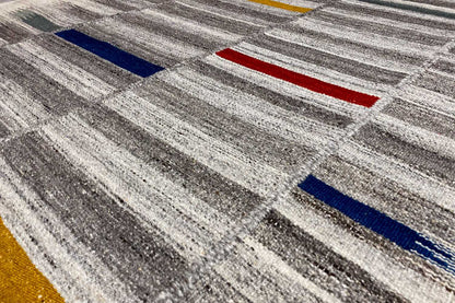 Moderne Kelim - Dhurrie - (241x154 cm) - German Carpet Shop