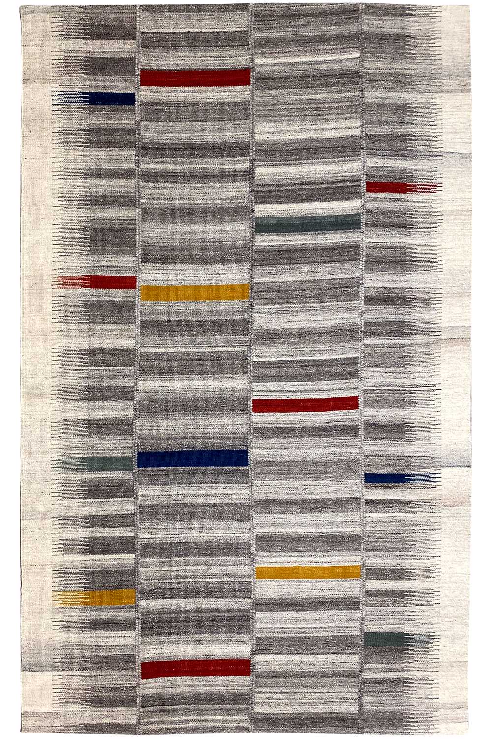 Moderne Kelim - Dhurrie - (241x154 cm) - German Carpet Shop