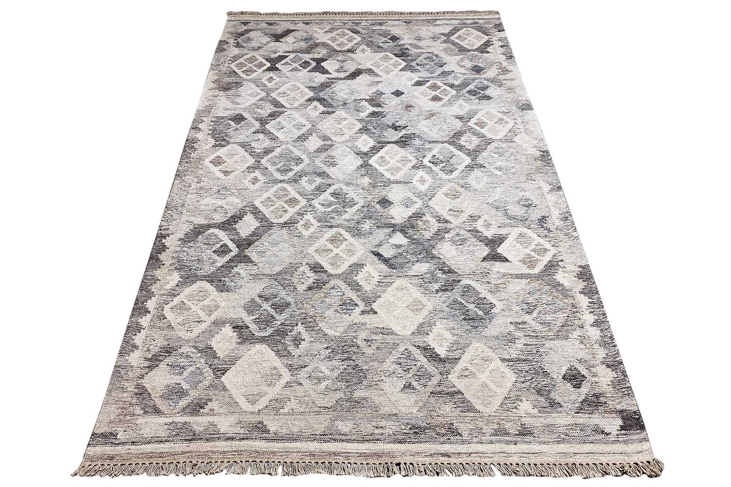 Moderne Kelim - Dhurrie - (242x154 cm) - German Carpet Shop