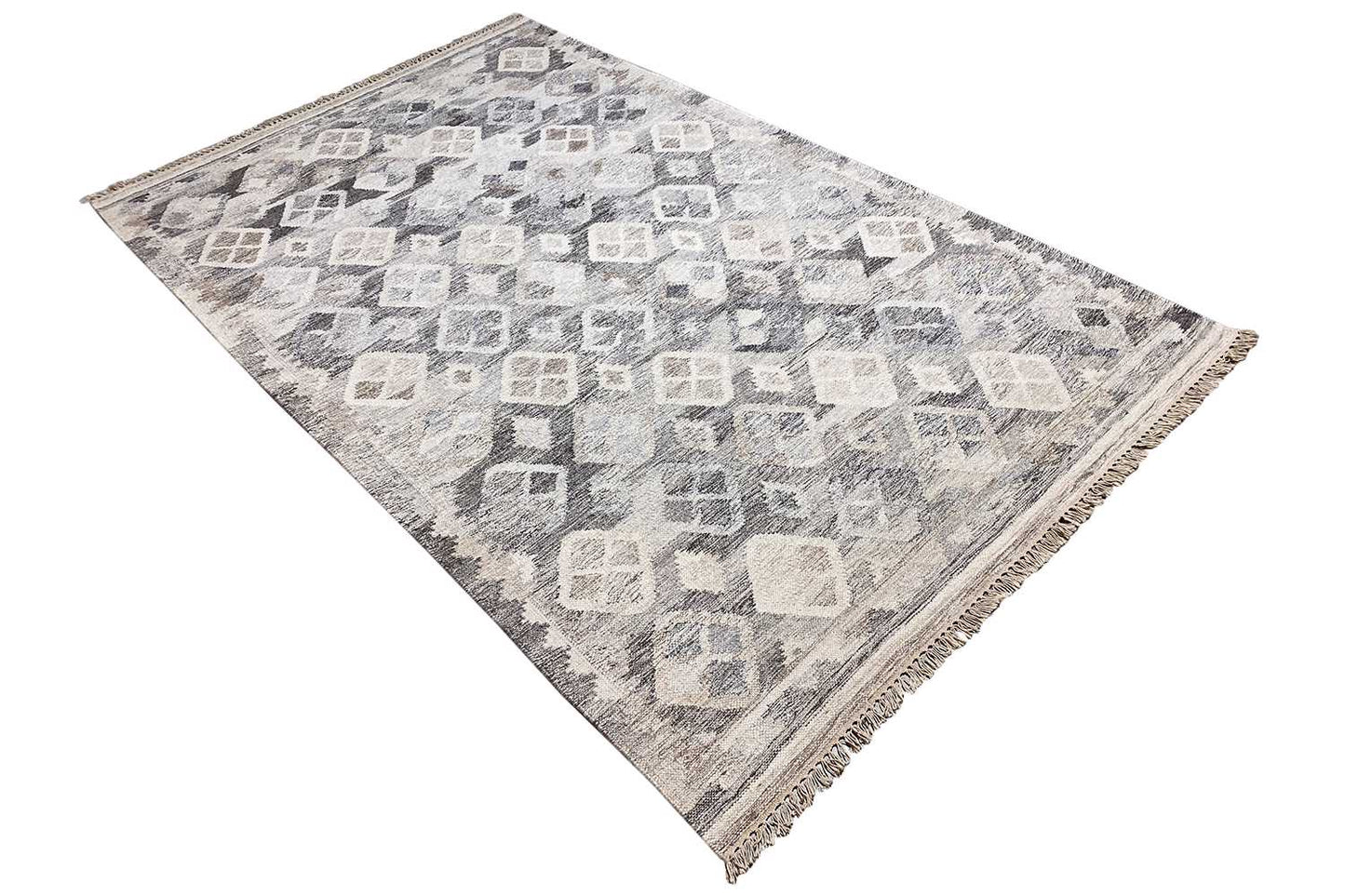 Moderne Kelim - Dhurrie - (242x154 cm) - German Carpet Shop