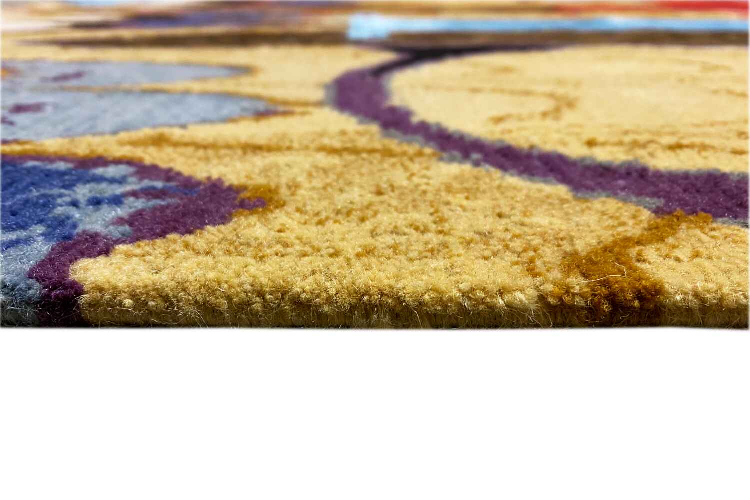 Julia Stefan "Paris" Designer Teppich - Handgeknüpft aus Wolle & Seide, 311x254cm (10.2x8.3ft) - German Carpet Shop