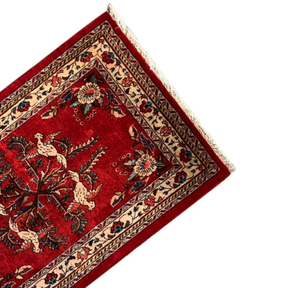  Poshti Teppich, Rot, 102x62cm - Premium Poshti Teppich from German Carpet Shop - Just €199! Shop now at German Carpet Shop