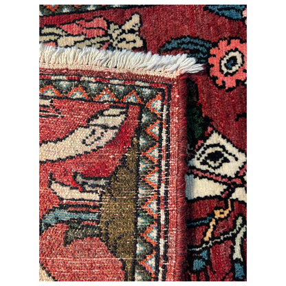  Poshti Teppich Hamedan Rot, 83x61cm - Premium Poshti Teppich from German Carpet Shop - Just €149! Shop now at German Carpet Shop
