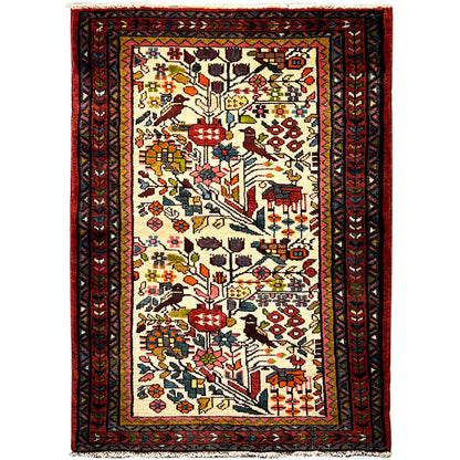  Poshti Teppich, Bunt, 99x68cm - Premium Poshti Teppich from German Carpet Shop - Just €220! Shop now at German Carpet Shop